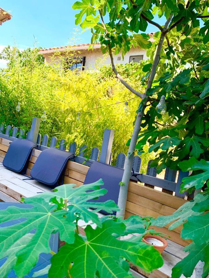 Haut De Villa Entre Mer Et Campagne Hyères Exterior foto